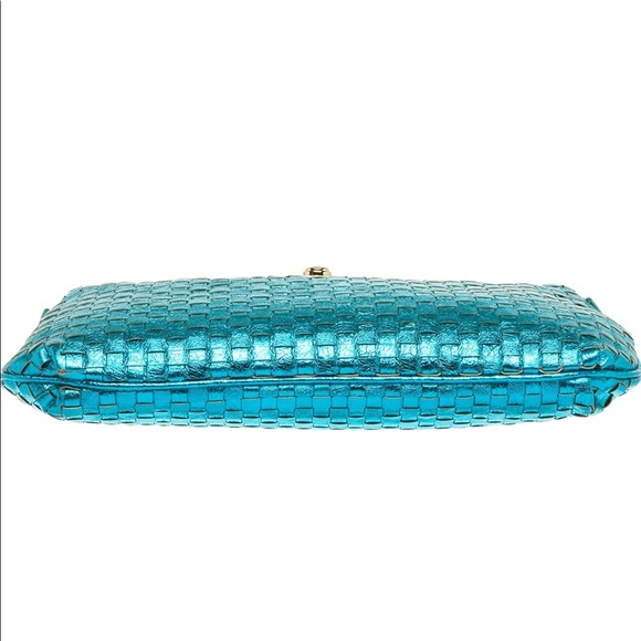 New Elliott Lucca Tropez Demi bag Color: Turquoise Metallic - Picture 4 of 5